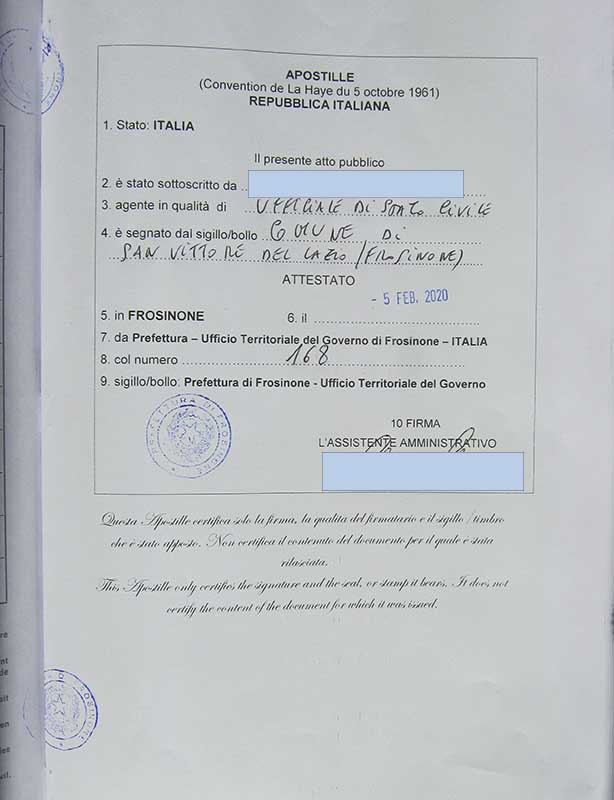 apostille