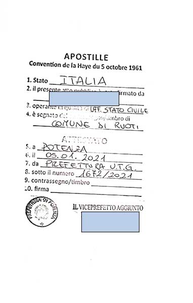 apostille