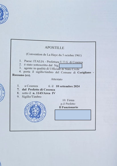 apostille