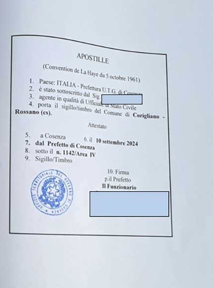 apostille