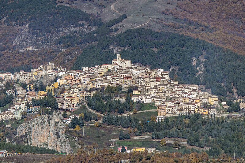 Panorama of Abriola, Basilicata