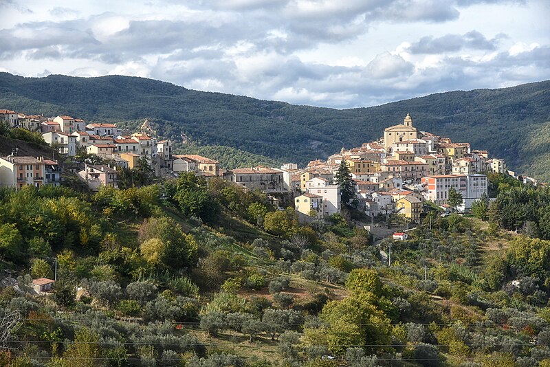 Panorama of Accettura, Basilicata