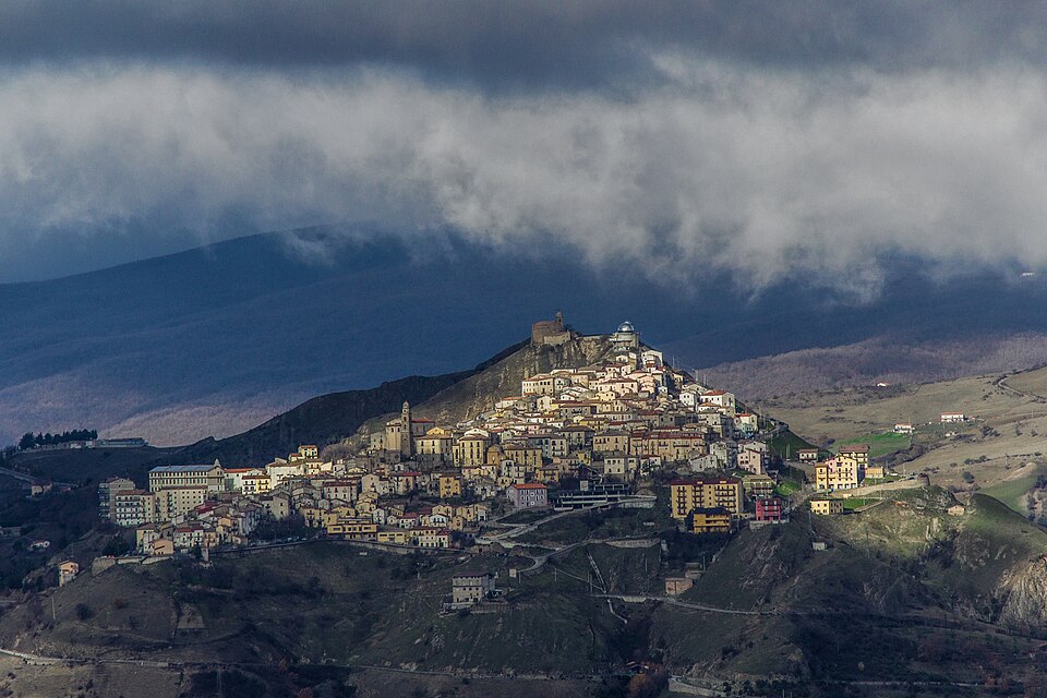 Panorama of Anzi, Basilicata