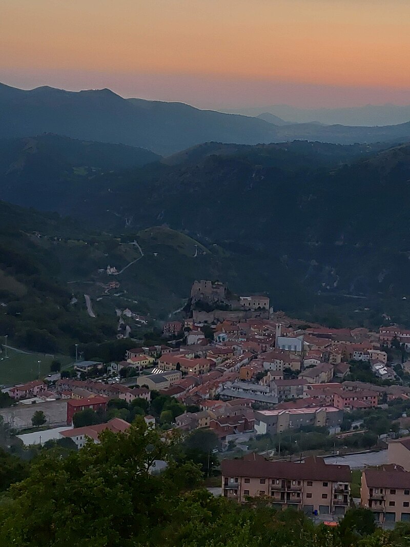 Panorama of Balvano, Basilicata