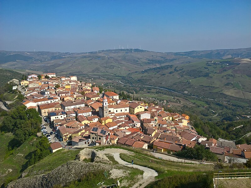 Panorama of Brindisi Montagna, Basilicata