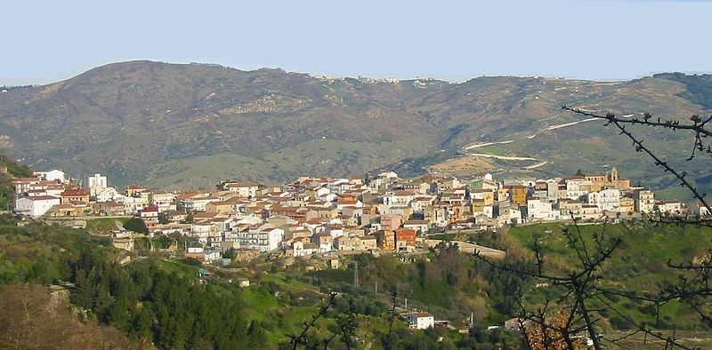 Panorama of Calciano, Basilicata