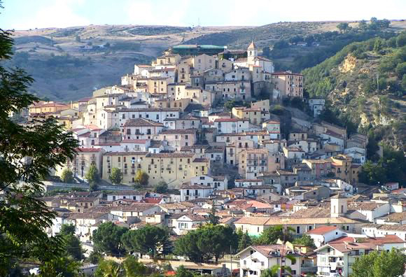 Panorama of Calvello, Basilicata