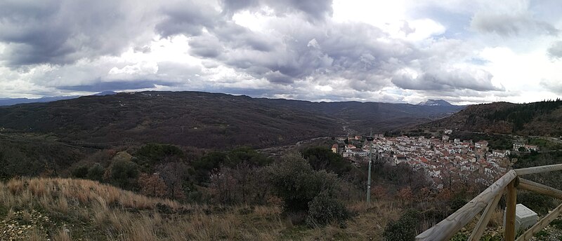 Panorama of Calvera, Basilicata
