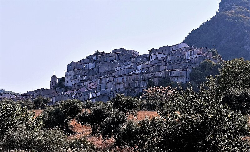 Panorama of Castelsaraceno, Basilicata