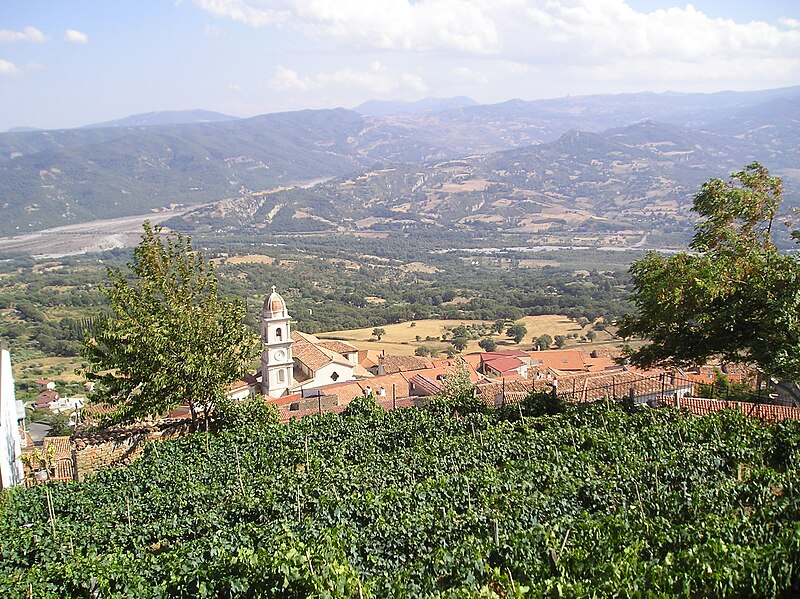 Panorama of Chiaromonte, Basilicata