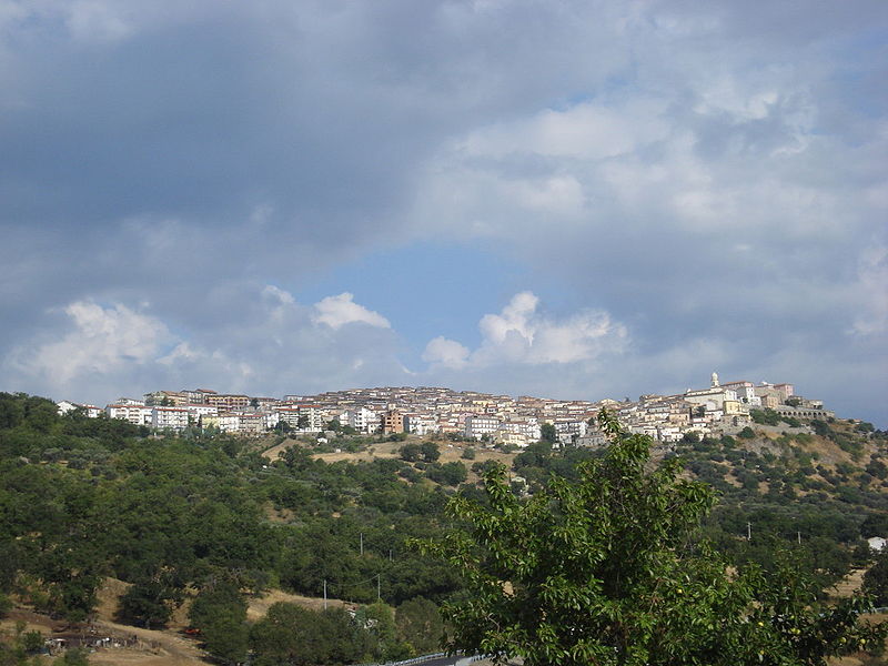 Panorama of Corleto Perticara, Basilicata