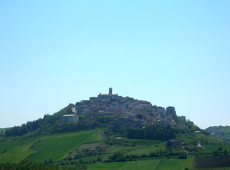 Panorama of Forenza, Basilicata