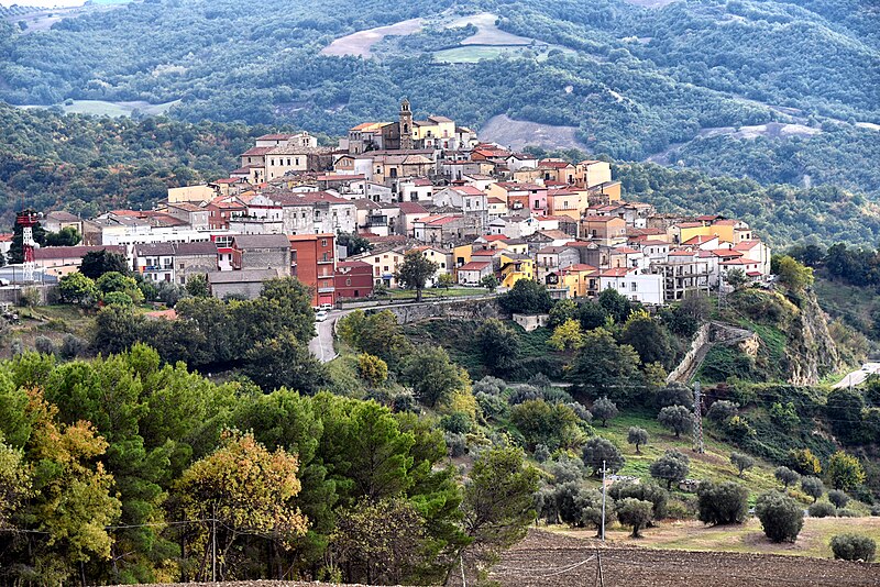 Panorama of Garaguso, Basilicata