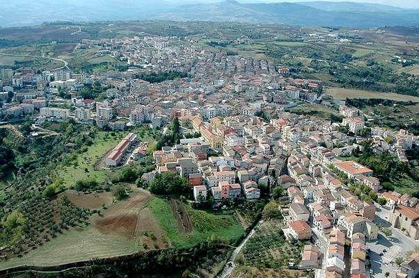 Panorama of Genzano di Lucania, Basilicata