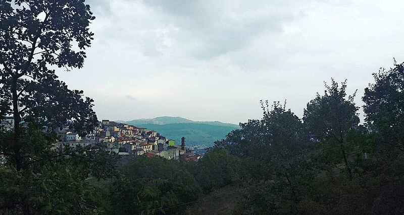 Panorama of Gorgoglione, Basilicata