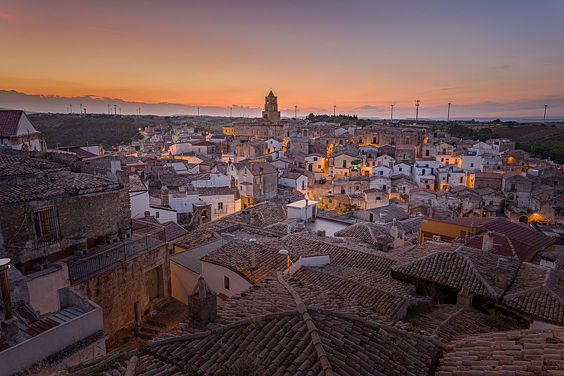 Panorama of Grottole, Basilicata