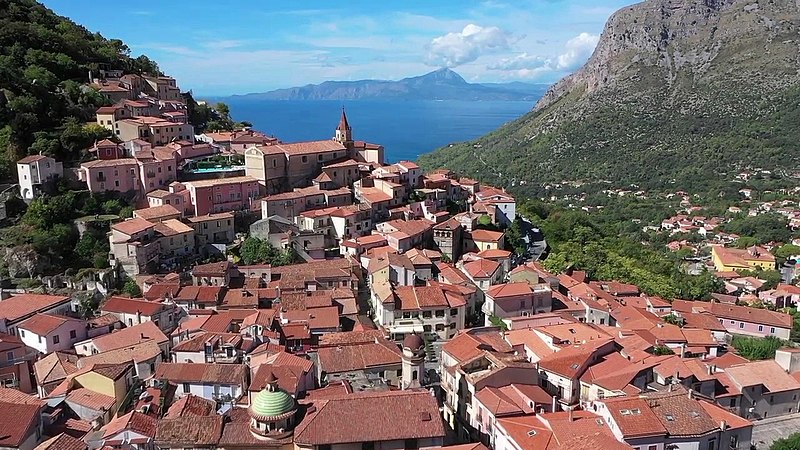 Panorama of Maratea, Basilicata