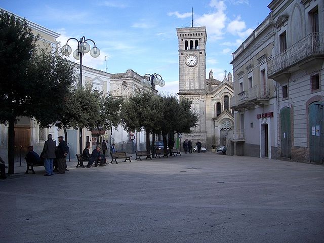 Panorama of Miglionico, Basilicata