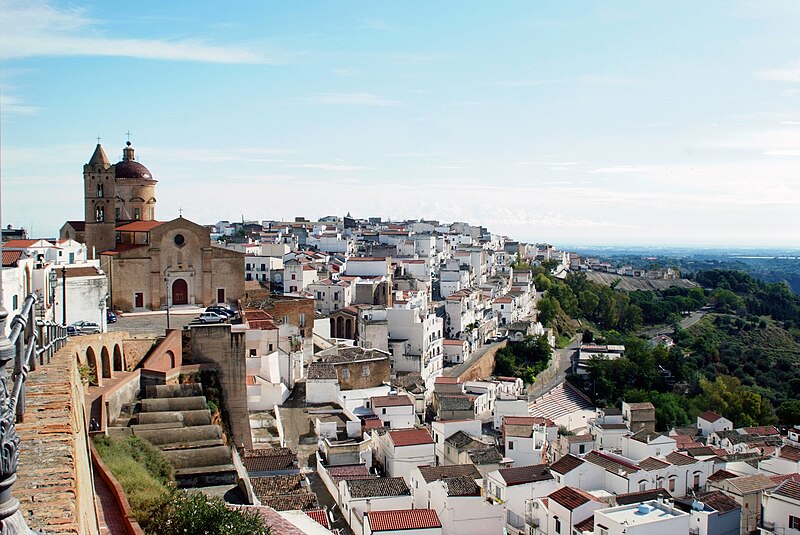 Panorama of Pisticci, Basilicata
