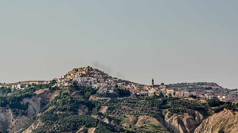 Panorama of Pomarico, Basilicata