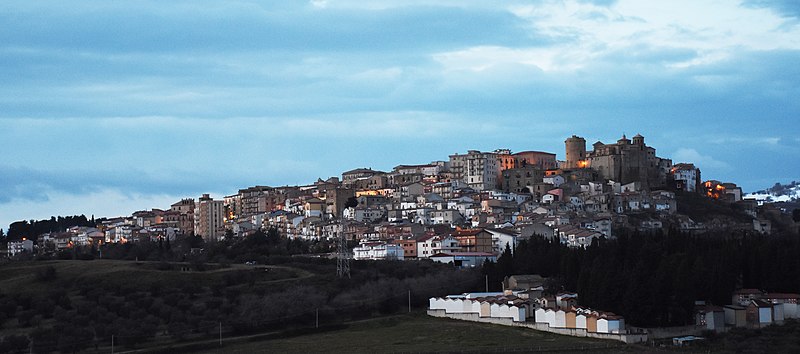 Panorama of San Mauro Forte, Basilicata