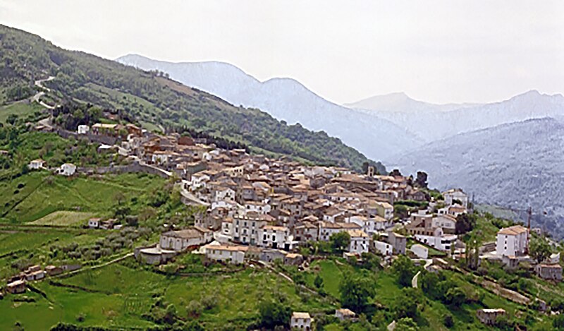 Panorama of San Paolo Albanese, Basilicata