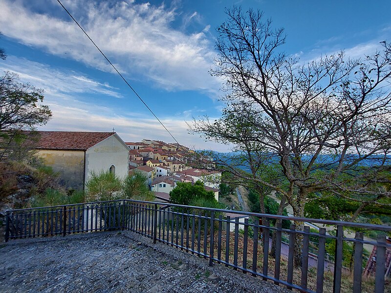 Panorama of Teana, Basilicata
