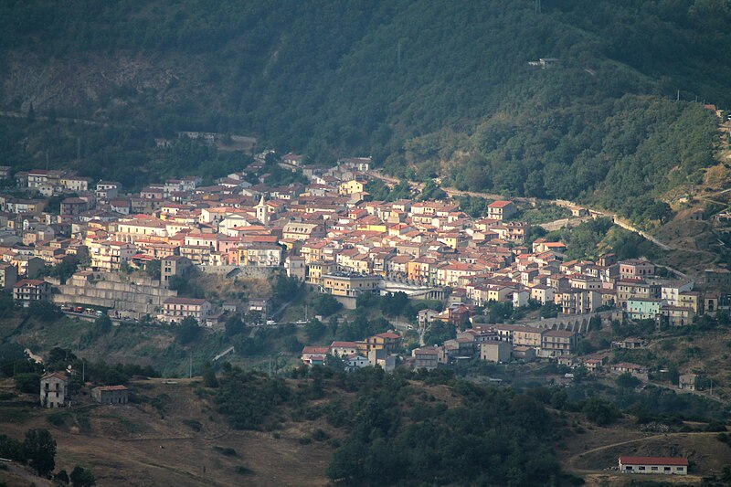 Panorama of Terranova di Pollino, Basilicata