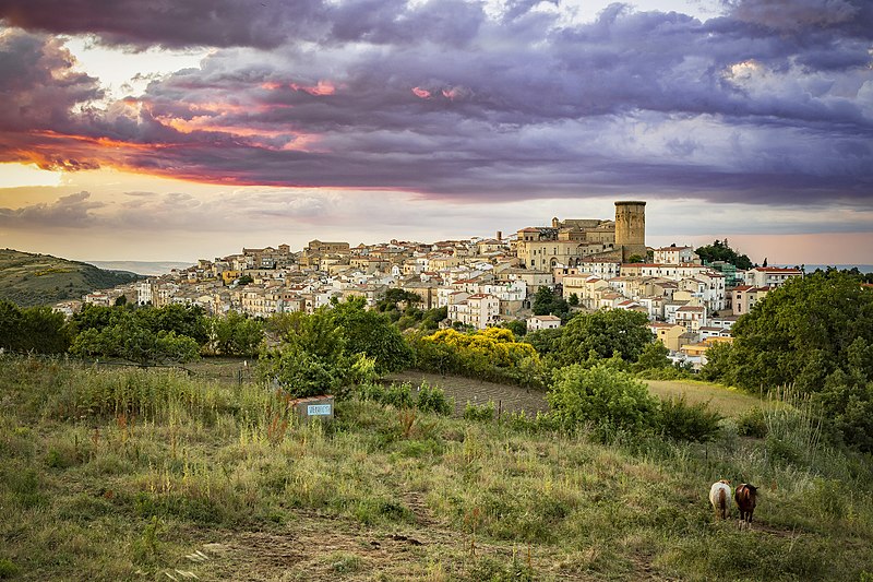 Panorama of Tricarico, Basilicata