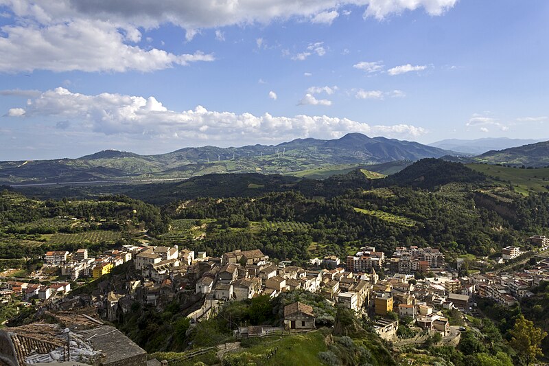 Panorama of Tursi, Basilicata