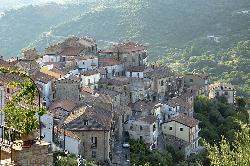 Panorama of Valsinni, Basilicata