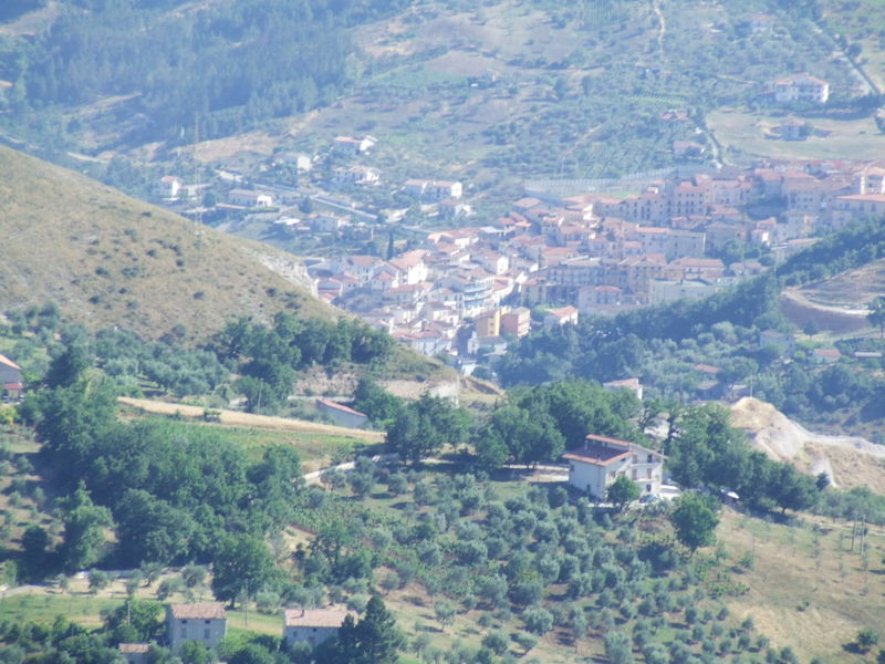 Panorama of Vietri di Potenza, Basilicata