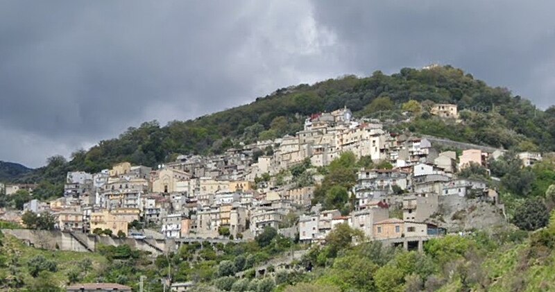Panorama of Antonimina, Calabria