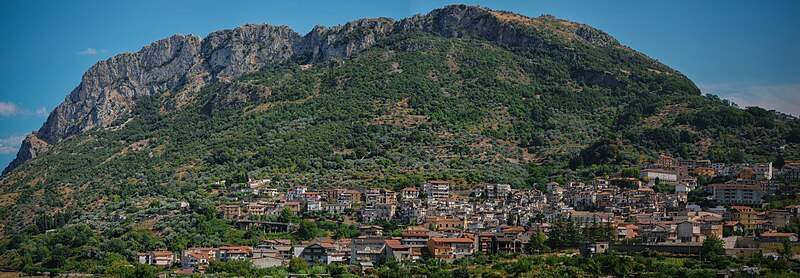 Panorama of Bivongi, Calabria