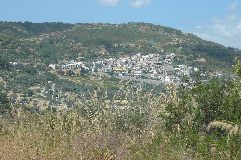 Panorama of Camini, Calabria