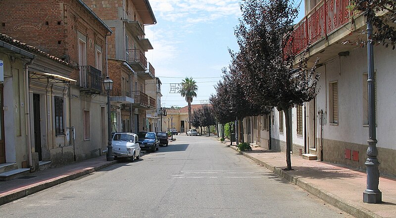 Panorama of Candidoni, Calabria