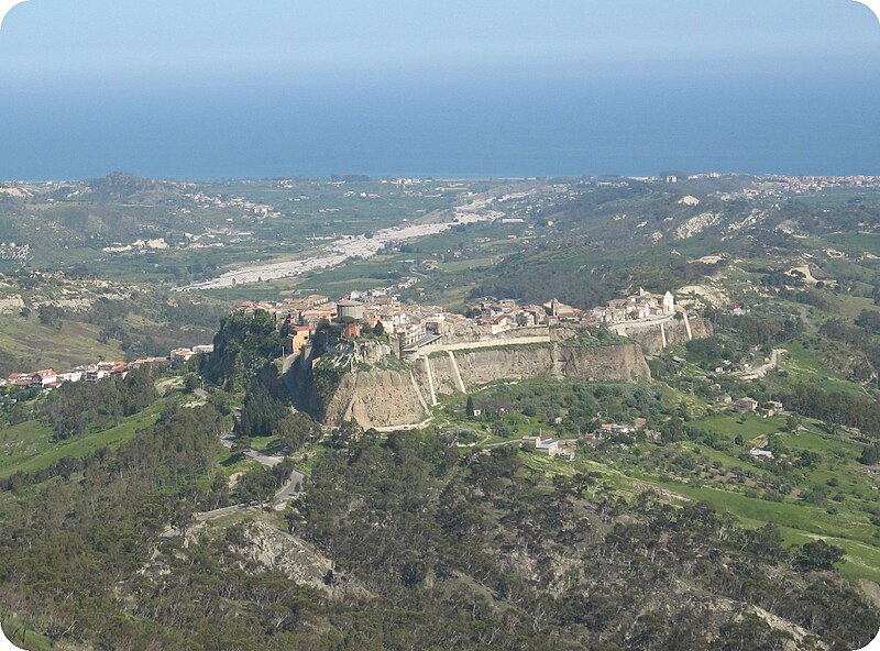 Panorama of Caulonia, Calabria