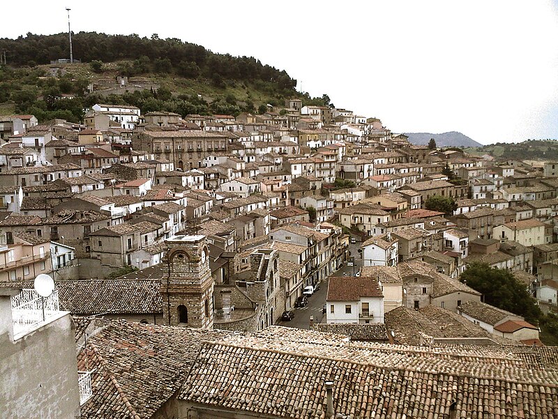Panorama of Cerchiara di Calabria, Calabria
