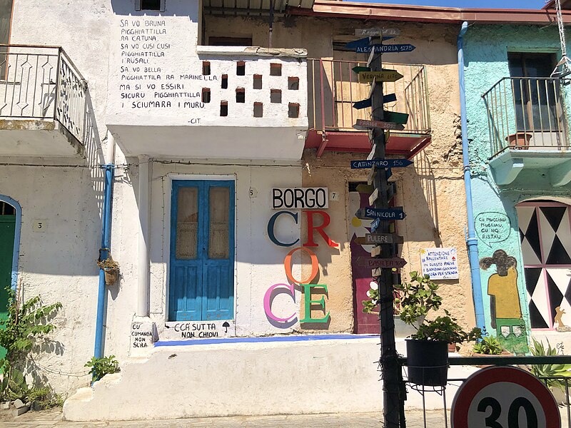 Panorama of Fiumara, Calabria