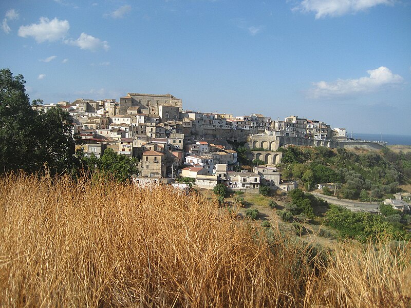Panorama of Monasterace, Calabria
