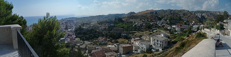 Panorama of Roccella Ionica, Calabria