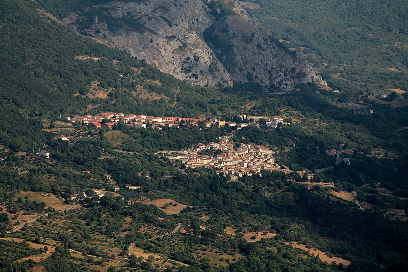Panorama of San Lorenzo Bellizzi, Calabria