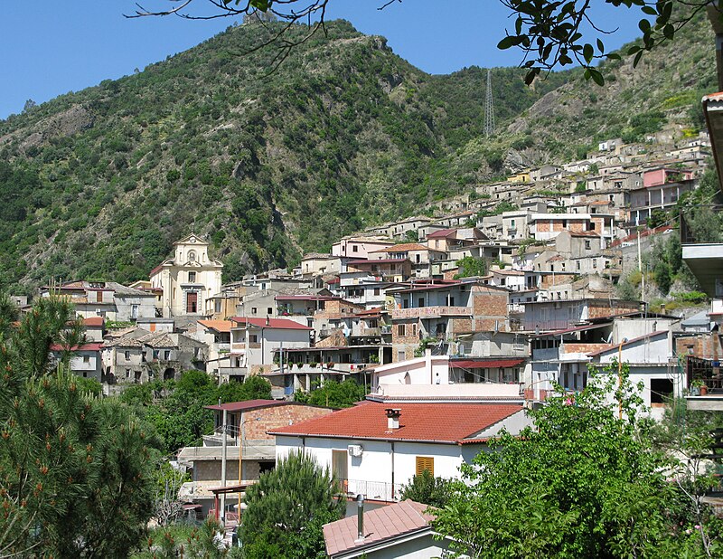 Panorama of San Luca, Calabria