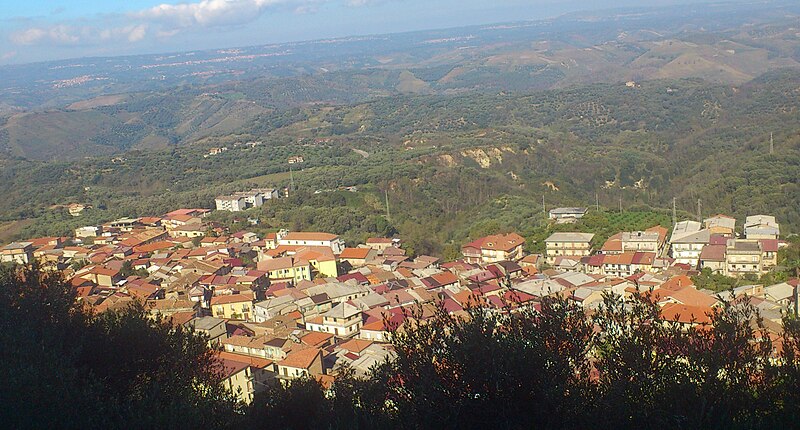 Panorama of San Pietro di Caridà, Calabria