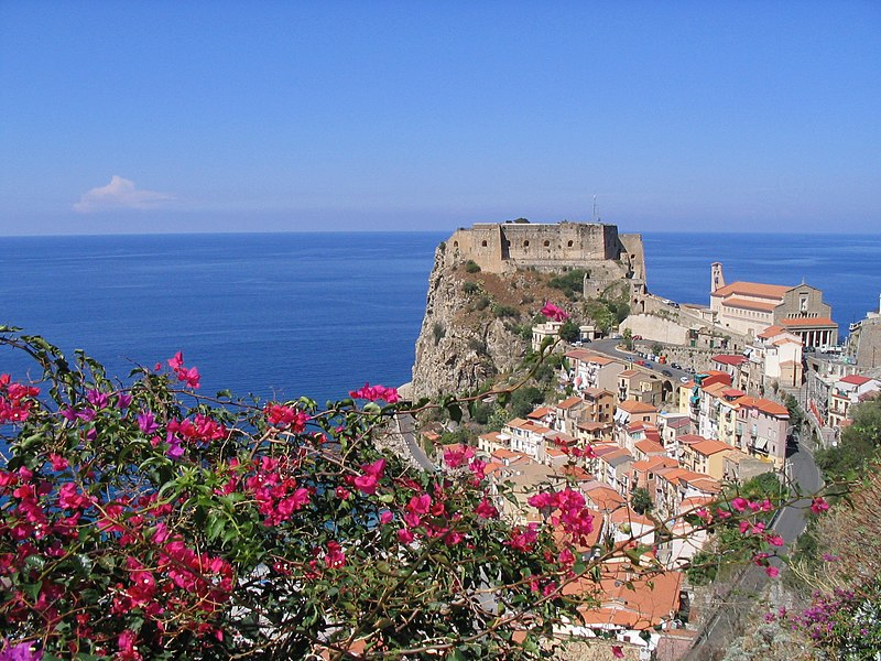 Panorama of Scilla, Calabria
