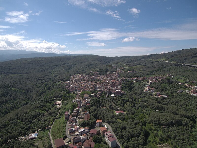 Panorama of Seminara, Calabria