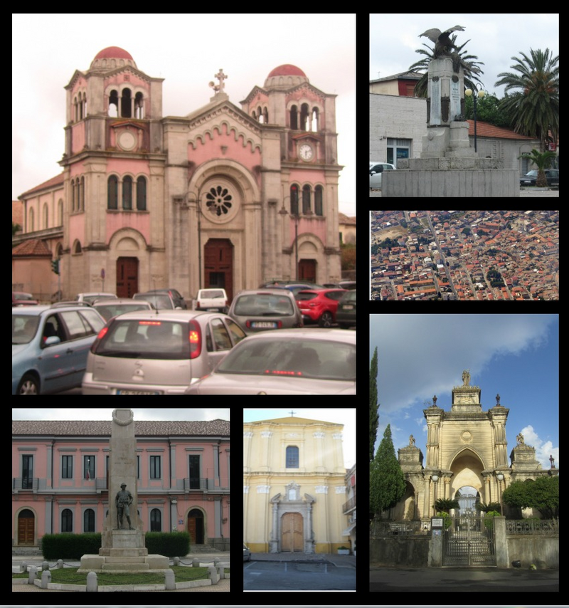 Panorama of Taurianova, Calabria