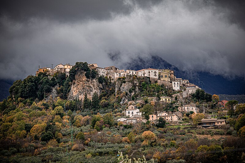 Panorama of Castel San Vincenzo, Molise