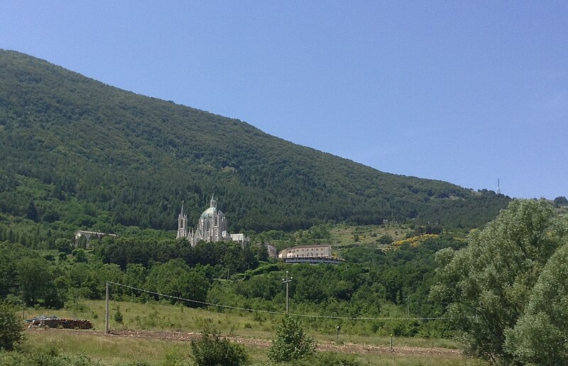 Panorama of Castelpetroso, Molise