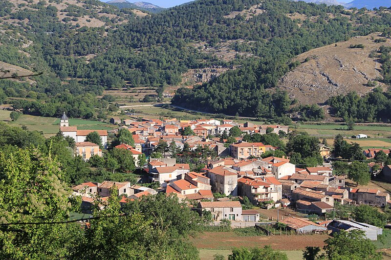 Panorama of Conca Casale, Molise